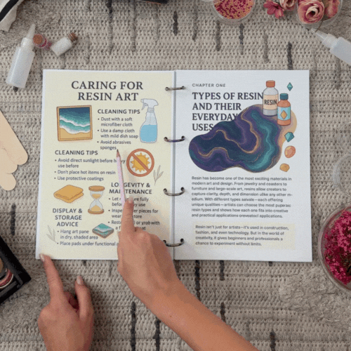 Resin Art Notes Premium (Lifetime Access + Instant Processing + Priority Support + 5 Free Gifts)